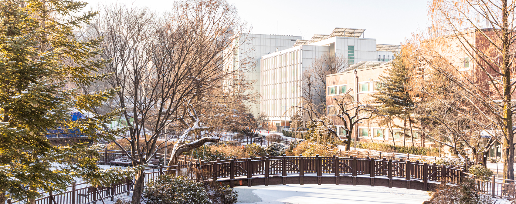 서울시립대학교 하늘못 겨울풍경